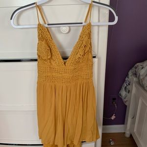 Illa Illa Mustard Yellow Romper